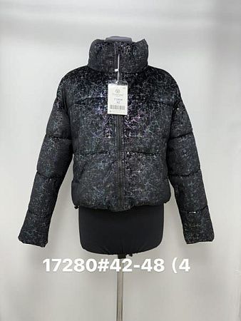 Куртка Jacket 17280 black-lilac - делук