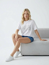 Футболка Nefertiti NF236 white - делук