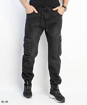Джоггеры Basanjiu L39 grey - делук