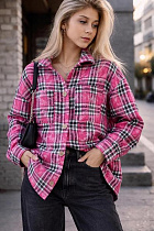 Рубашка Karolina KR436 pink - делук