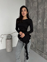 Свитер Arina 5174 black - делук