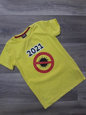 Футболка No Brand 8369 yellow - делук