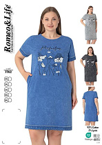 Платье Cotpark 7762 blue - делук