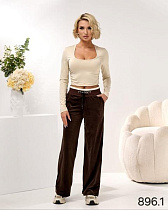 Штаны Спорт Loren 896-1 brown - делук