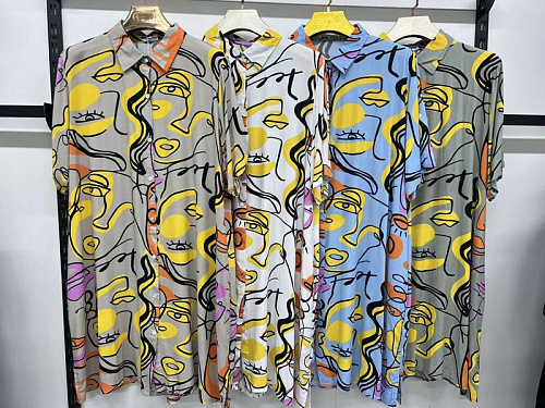 Рубашка Style Nadezhda 7650 d.grey - делук