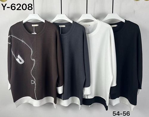 Свитер Dgmd Y6208 black - делук