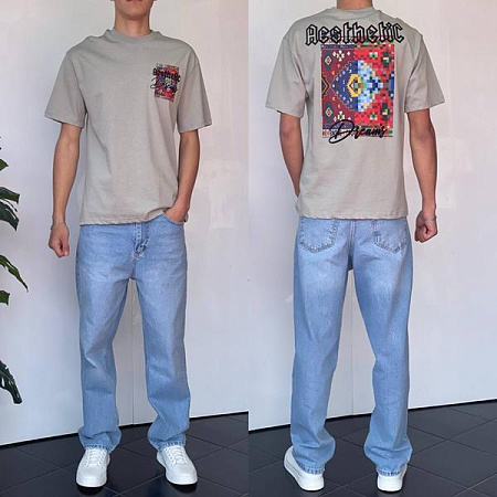 Футболка I8Denim 90555 grey - делук