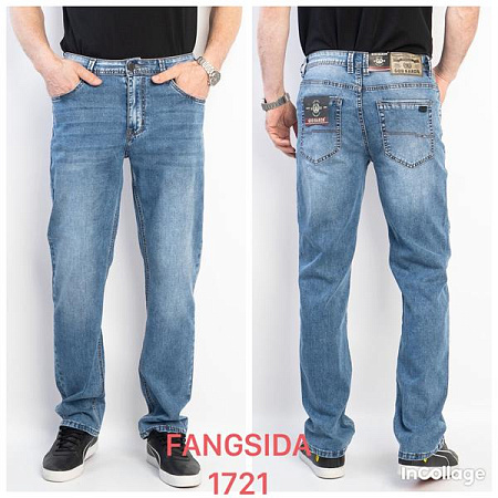 Джинсы Fangsida 1721 l.blue - делук