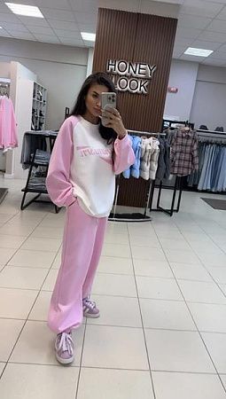 Костюм Спорт Shipi 9283 pink - делук