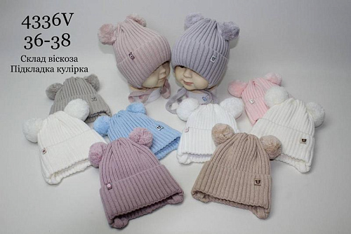 Шапка Candy 4336V mix - делук