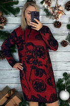 Платье Levisha 26280 red - делук