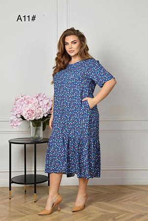 Платье Romeo Life A11 blue - делук