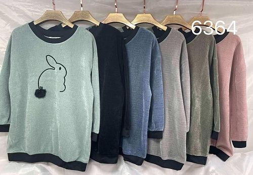 Свитер Gertie 6364 grey - делук