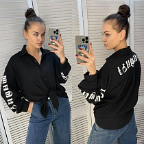 Рубашка Lora LR1007 pink - делук