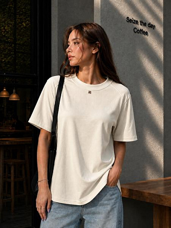 Футболка New Season F1730 milk - делук