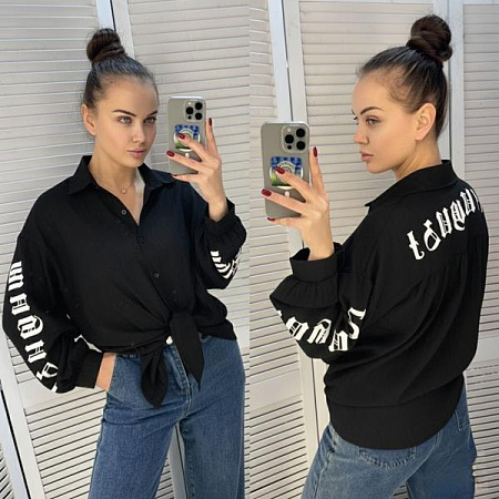 Рубашка Lora LR1007 pink - делук