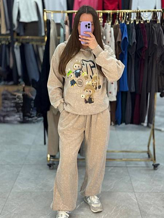 Костюм Спорт Arina F271 beige - делук