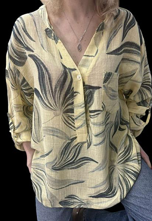 Рубашка Elena&Vika 26024 yellow - делук