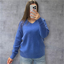 Свитер Elena&Vika 25515 l.blue - делук