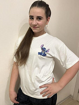 Футболка Moda School M521 white - делук