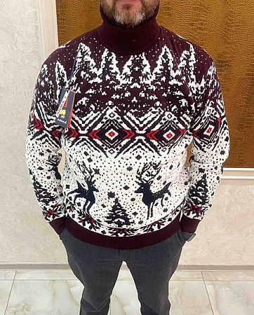 Свитер Nik 56756 wine - делук