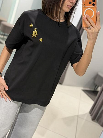 Футболка Comod 6627 black - делук