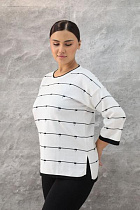 Свитер Julia JL852 white - делук