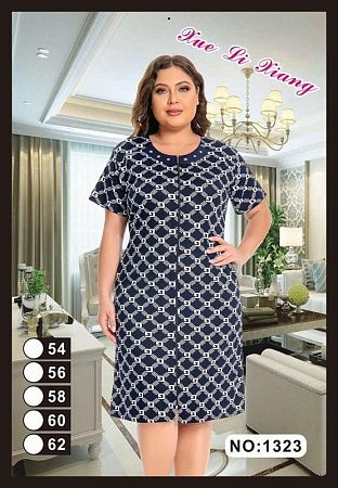 Халат Vanda 1323 navy - делук