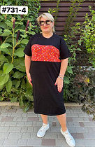 Платье Bat 731-4 black - делук