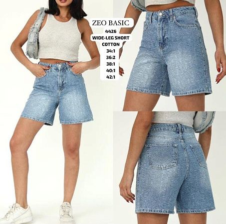 Шорты Jeans Style 4426 l.blue - делук