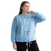 Свитер Fsn 6508 l.blue - делук