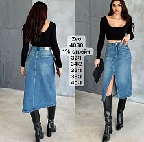Юбка Jeans Style 4030 blue - делук