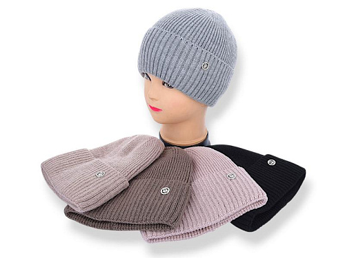 Шапка Angelica FRW001-3 на флісі mix - делук