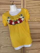 Вышиванка Sport Style 022 yellow - делук