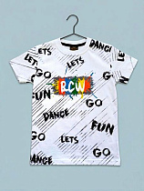 Футболка Dino DN357 white - делук