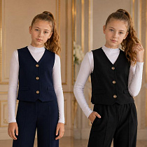 Жилетка Karolina KR824 navy - делук