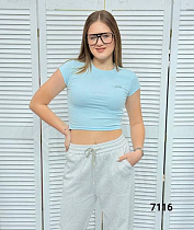 Топ Mmc Clothes 7116 l.blue - делук