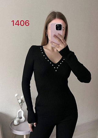 Свитер Fsn 1406 black - делук