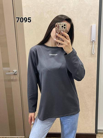 Свитер Fsn 7095 d.grey - делук