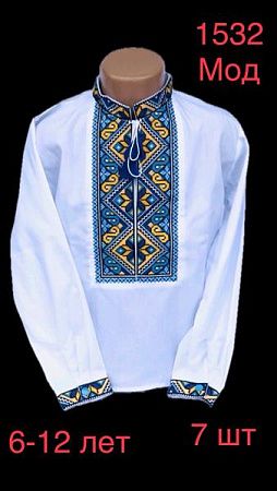 Вышиванка Надийка 1532-1 white - делук
