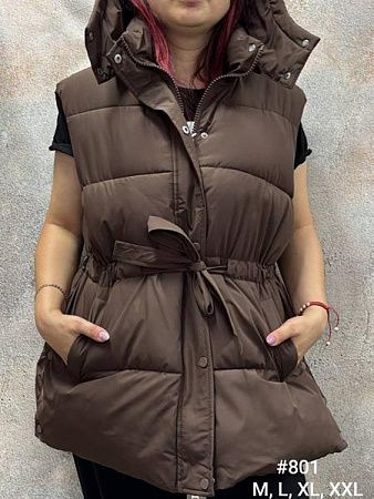 Жилетка Kosta 801 brown - делук