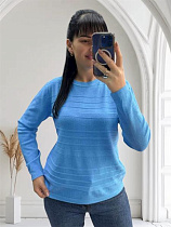 Свитер Levisha 25522 l.blue - делук