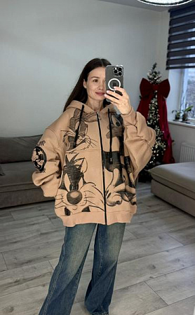 Кофта Спорт S.Style 645  beige - делук