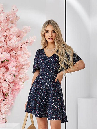 Платье Deliv 561 navy - делук