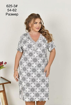 Ночнушка Brilliant B625-3 grey - делук