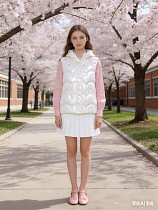 Жилетка Jacket M618 white - делук