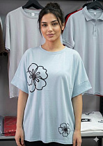 Футболка Newe 501 l.blue - делук