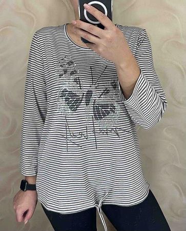 Свитер Levisha 27058 l.grey-grey - делук
