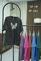 Футболка Xie 18-1 l.blue - делук