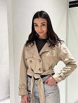 Куртка Three Black Women TB129 l.beige Куртка Three Black Women TB129 l.beige - делук